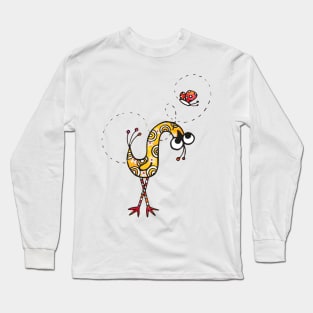 Confuzzled bird Long Sleeve T-Shirt